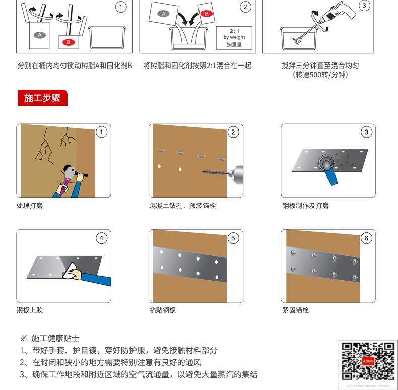 包钢马尾粘钢加固施工过程